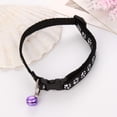 thumbnail image 3 of Pet Dog Collar with Bell Adjustable 7.48"-12.60" Reflective Nylon Dog Collar Durable Heavy Duty for All Breed All Weather, 3 of 4