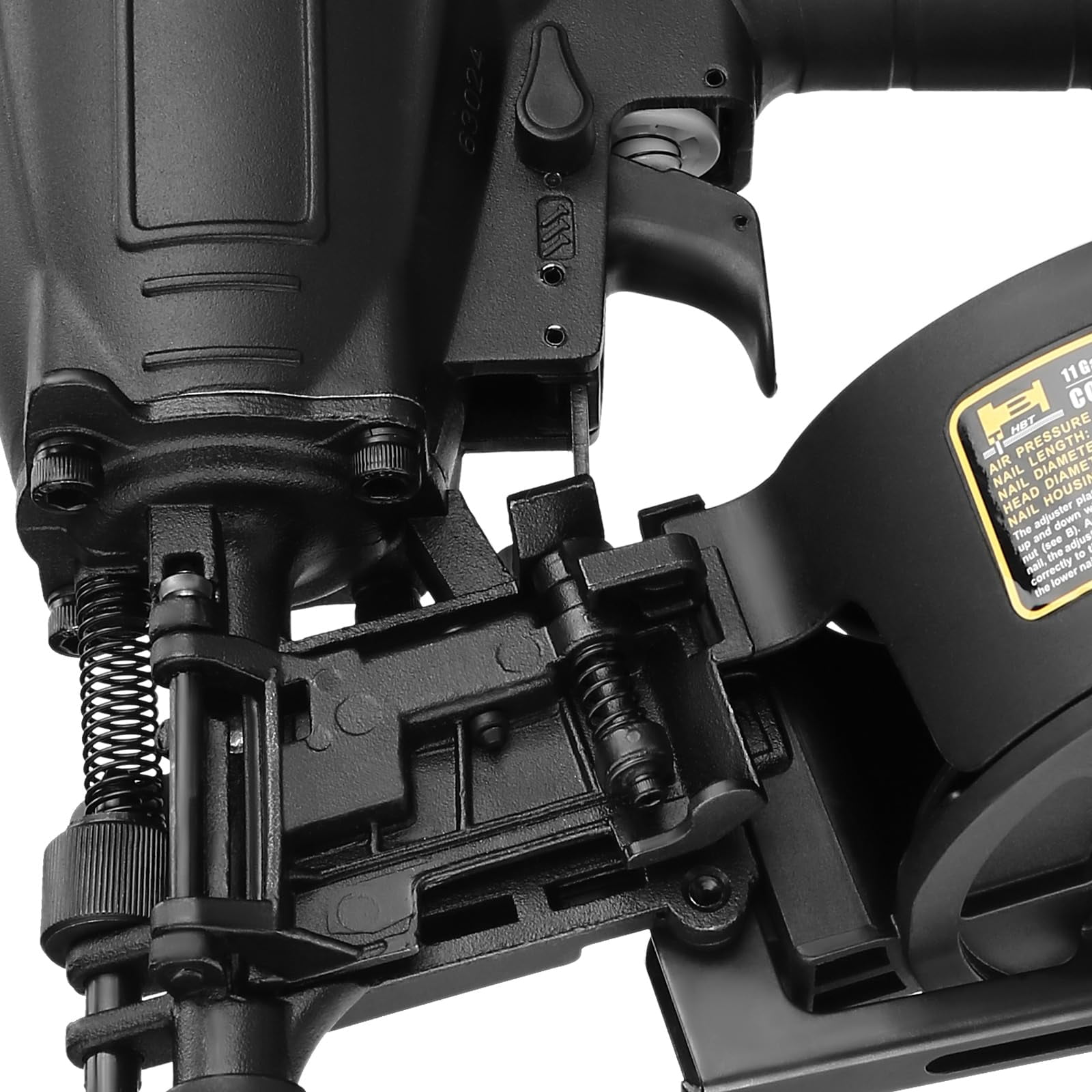 HBT HBCN45P 7/8" to 1-3/4" Coil Roofing Nailer with Magnesium Housing 11 GA Roofing Nail Gun