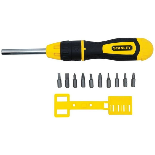 Destornillador Stanley 68-010 con trinquete y 10 puntas