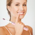thumbnail image 2 of Portable Toothbrush Travel Toothbrush Toothbrush Battery Operated 4 Brush Heads And Battery Included 2 000 Per Minute Brush 200 Milliamperes Current, 2 of 4