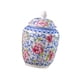 thumbnail image 5 of Jarrón decorativo de china con forma de flor para té, recipiente de cerámica para almacenar alimentos, ideal para coleccionar dulces y café., 5 of 9