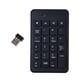 thumbnail image 3 of Mini teclado antideslizante 23 teclas Teclado numérico inalámbrico ligero para computadora jinwen teclado numérico, 3 of 8