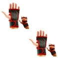 thumbnail image 2 of maskred Lot de 2/lot Restez Confortable et Sécurisé avec des Gants de Musculation Durables Rouges G 2ensemble, 2 of 6