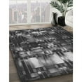 thumbnail image 2 of Ahgly Company Indoor Square Patterned Battleship Gray Area Rugs, 6' Square, 2 of 6