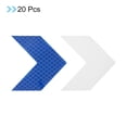 thumbnail image 3 of Uxcell Reflective Stickers, 20 Pack 2.36 x 2.36 Inch Adhesive Night Arrow Shape Safety Tape Reflector, Blue, 3 of 5
