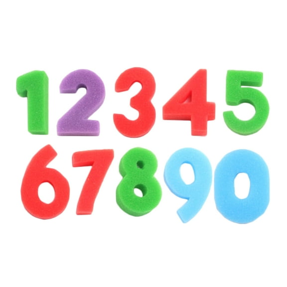 Eeristq 10pcs Painting Sponge Cartoon Painting Stamps Painting Number Sponges Seals