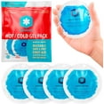 thumbnail image 2 of ICEWRAPS Reusable Hot & Cold Gel Packs for Pain Relief - 5 Pack with Cloth Backing for Injuries, Surgery, Toothache (5 Pack), 2 of 7