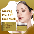 thumbnail image 2 of Mask Collagen face mask Skin care Beauty Face Mask Skincare Ginseng Peel-Off Mask - Hydrating And Moisturizing Gentle Cleansing Skincares Mask(buy 2 get 10% off), 2 of 5