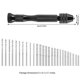 thumbnail image 2 of Riwesomey Micro brocas helicoidales, tornillo de banco, herramientas rotativas multiusos para carpintería, diseño antideslizante, llavero de plástico Kits y herramientas para tallar tipo 13 Riwesomey TO007927-13, 2 of 6