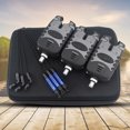 thumbnail image 1 of Conjunto De Alarma De Picadura De Pesca Kit de alerta de cebo de pesca de carpa con alarma de caña de pescar iluminada de 3 cadenas, 1 of 8