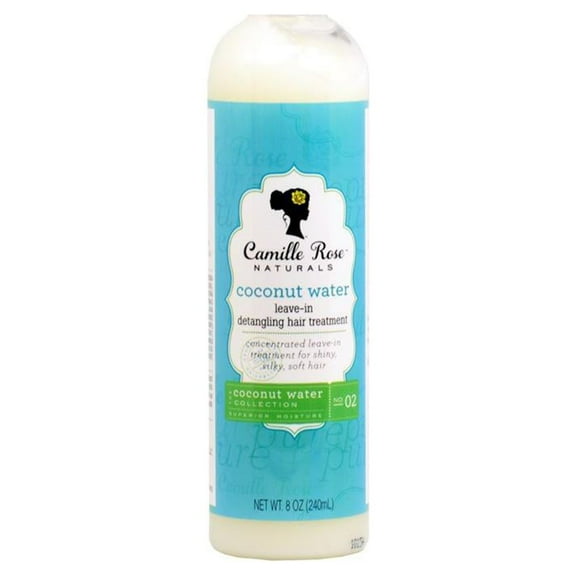 Camille Rose Naturals Coconut Water Leave In Treatment 8 Oz.
