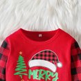 thumbnail image 6 of XIYNBAOK 1st Christmas Baby Boy Outfit Christmas Outfit Baby 3-6 Month Baby Girls Clothes 3-6 Months Girls Outfit Sets Boys Overalls Size 6 Cute, Red 3-6 Months, 6 of 7