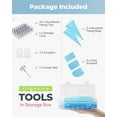 thumbnail image 4 of 2-Piece Piping Bags and Tips Set with 24 Icing Piping Tips, 2 Reusable Pastry Bags 12 Inch, Reusable Piping Icing Bags and Tips, Cake Decorating Kit for Frosting Cookie, Cupcake, 4 of 4