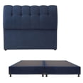 thumbnail image 1 of Box Base Cama King Size Dicasa Cabecera Nube Azul Marino, 1 of 8