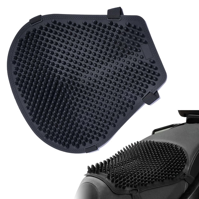 Cojín de asiento de motocicleta SUNPIE Bullet Design, almohadilla de silicona