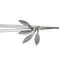 thumbnail image 3 of HLONK 5 PACK 5 Arms 4 Blades Umbrella Rig Fishing Bait 21.5cm, 3 of 6