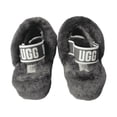 thumbnail image 5 of UGG Women's Fluff Yeah Slide Sheepskin Insole & Upper Slippers (Charcoal, 7), 5 of 6