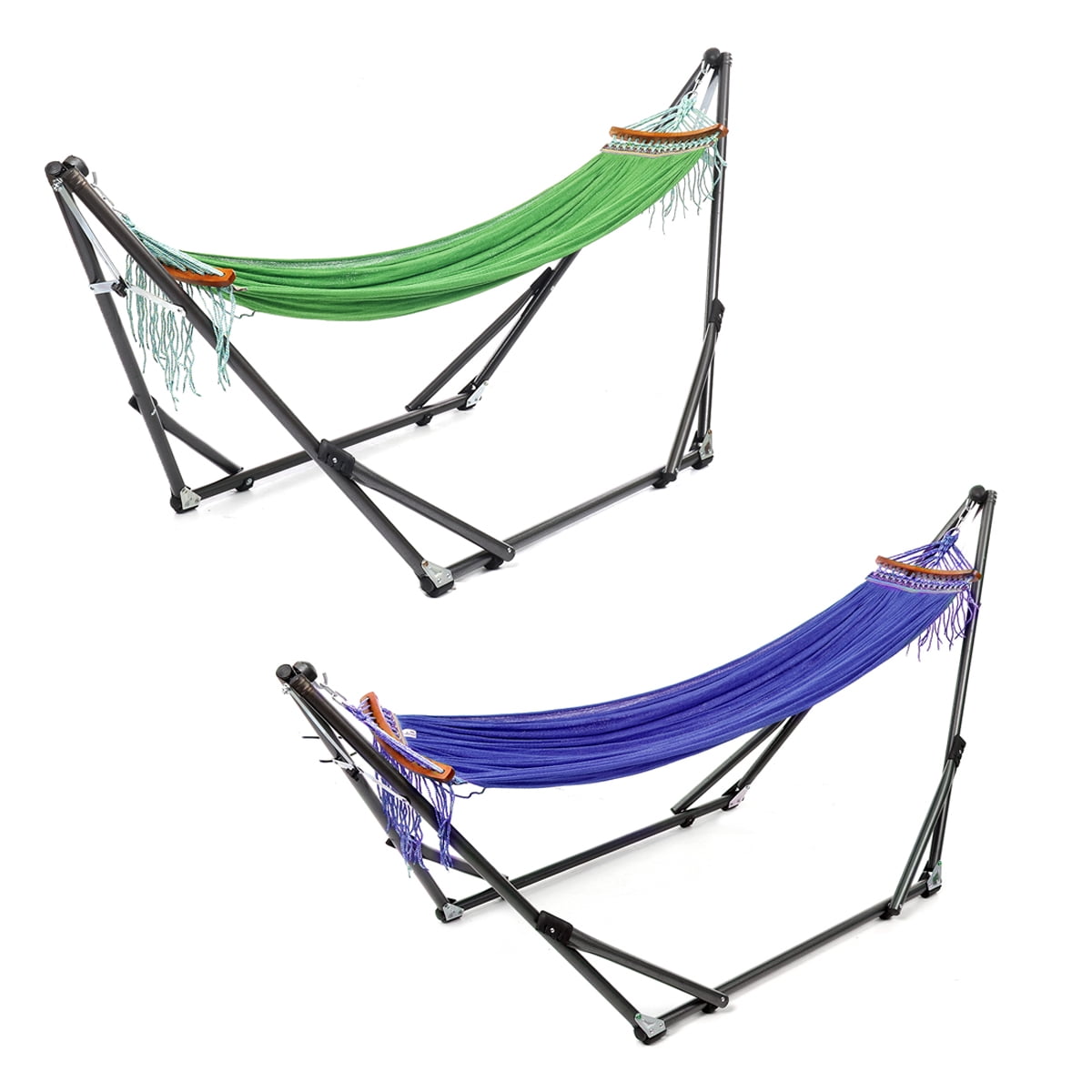 2 Person Foldable Hammock Stand With Hammock Hammock Stand Portable