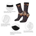 thumbnail image 3 of Yiaed Butterfly1 Print Great elasticity Crew Socks Sports socks for Men and Women, 3 of 5