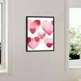 thumbnail image 3 of COMIO  6Pcs Valentine's Day Wall Art Prints Pink Heart Love Posters Sweet Watercolor Canvas Art Painting Romantic Posters for Valentines Wedding Home Room Gallery Decor, 3 of 4