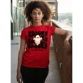 thumbnail image 3 of Spooky Vibes Cute Ghost Halloween Costume Unisex Men's T-shirt, S, Red, 3 of 6
