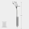 thumbnail image 3 of SPRING 2-in-1 Ice shovel and Ice Scraper,Snow Removal Tool with Foam Handle for Cars Grey, 3 of 8
