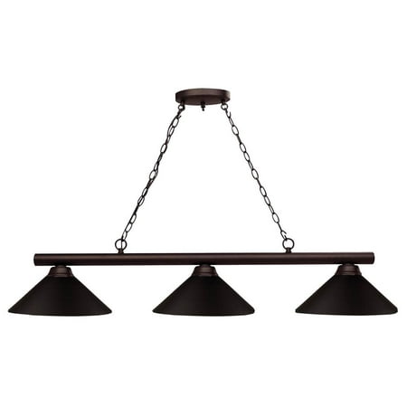 

Z-Lite Shooter 155-3BRZ-MBRZ Billiard/Island Light