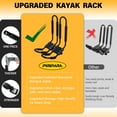 thumbnail image 3 of Piripara High Durability Kayak J-Bar Rooftop Automotive Racks, 4 Count, 3 of 10
