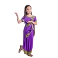 thumbnail image 2 of Mercatoo I𝐧dian Girls 𝙱ollywood Princess Masquerade Performance Dress P𝐚rty Stage Charming F𝐚𝐧cy Dress Up for Little Girls, 2 of 9