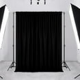thumbnail image 5 of XWZO Black Curtains 2 Panels for Patio, Lightweight Room Darken Photography Backdrop Curtain Drapes with Rod Pockets for Home/Holiday/Party Decor, 5ft x 7ft, 5 of 7