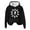 #02 Black, variant on Pisexur Womens Hoodies Fashion Orange Hoodie Casual Graphic Hoodies Long Sleeve Fleece Sweatshirt Loose Comfort Pullover Tops Lightweight Hoodie Orange Sweatshirt