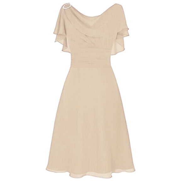 Pntutb Flash Picks! Womens Formal Wedding Bridesmaid High-Waist Party Ball Prom Gown Cocktail Dress