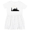 thumbnail image 3 of Inktastic New York Skyline Girls Toddler Dress, 3 of 5