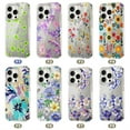 thumbnail image 6 of ELEHOLD for iPhone 14 Pro Max Case Flower Floral Embossed Pattern Crystal Clear Back Soft Shockproof TPU Bumper Slim Lightweight Anti-Yellowing Case, D, 6 of 6