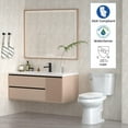 thumbnail image 4 of Huloretions Two-Piece Elongated Toilets for Bathrooms,Dual Flushing Toilet with Soft Close Seat, Power Flush 1.28 GPF Toilet with Comfortable Seat Height, 4 of 7