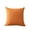 #0009-Orange, variant on Waterproof Solid Decorative Throw Pillow Cover, Weather Resistant Fade Proof Wear Resistant Fabric, Hidden Zipper Washable Square Accent Cushion Shell
