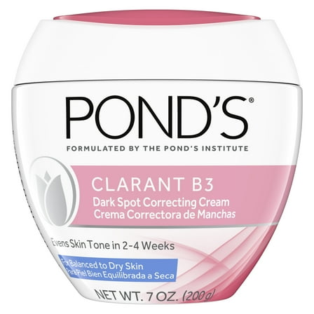 POND’S Clarant B3 Dark Spot Correcting Face Cream, Daily Moisturizer for Dry Skin – 7 oz