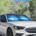 thumbnail image 6 of Chririnla Blue Butterfly Car Sun Shade for Women Thermal Windshield Sunshade Reflective UV Protection Sun Visor for Front Window, Novelty Car Accessories Interior Decor, 6 of 7
