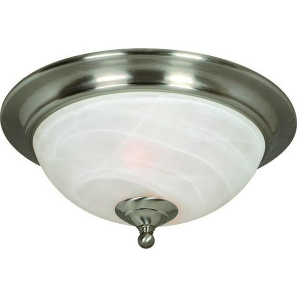 Hardware House Saturn 2-Light Flush Mount Ceiling Fixture with ...