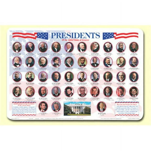 Painless Learning Presidents Placemat
