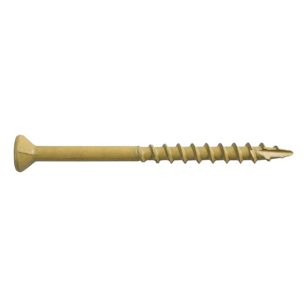 Grip-Rite PrimeGuard Plus No. 9 S X 2.5 in. L Star Bugle Head Deck Screws 25 lb 360 pk - Case of: 1 — Construction & DIY Use, Standard Hardware Spec