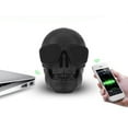 thumbnail image 4 of Altavoces Bluetooth Inalámbricos, Esqueleto Cráneo Portátil Bluetooth 4.0 Altavoz Inalámbrico 15W con Radio Fm Recargable 1200Mah, Decoración de Halloween Esqueleto, 4 of 5