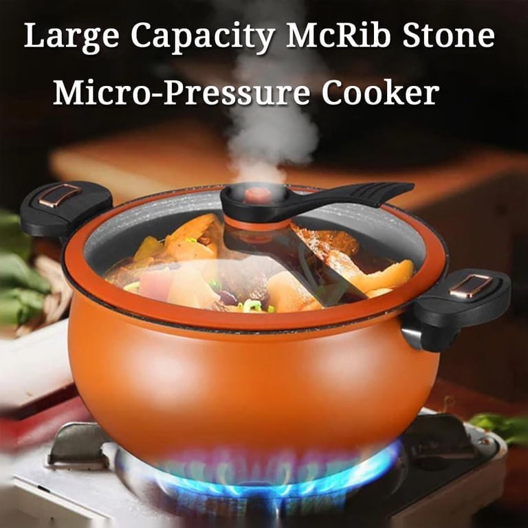Pressure Cooker 最大8カップ Multifunctional Large Capacity Non-stick Pressure Cooker, 8QT