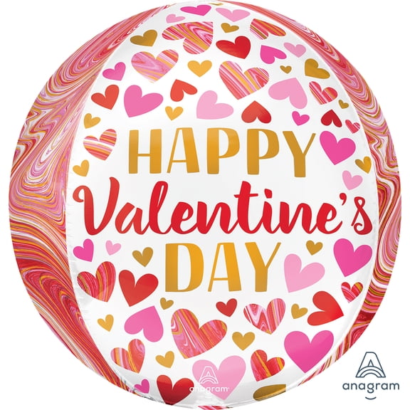 Happy Valentine's Day 3D Sphere