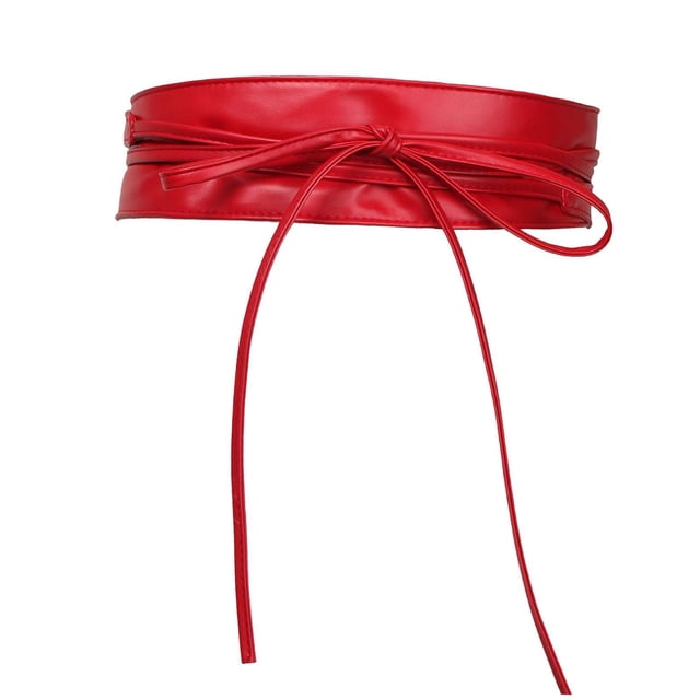 letairis 1/2/3/5 Breloque Ceinture Large sous-Poitrine Cosplay Nœud Extensible Taille Haute Rouge Type C 1 Pce