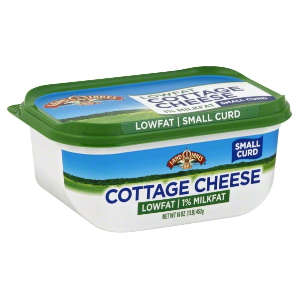 Land O'Lakes 1 Milk Fat Small Curd Cottage Cheese, 16 Oz.