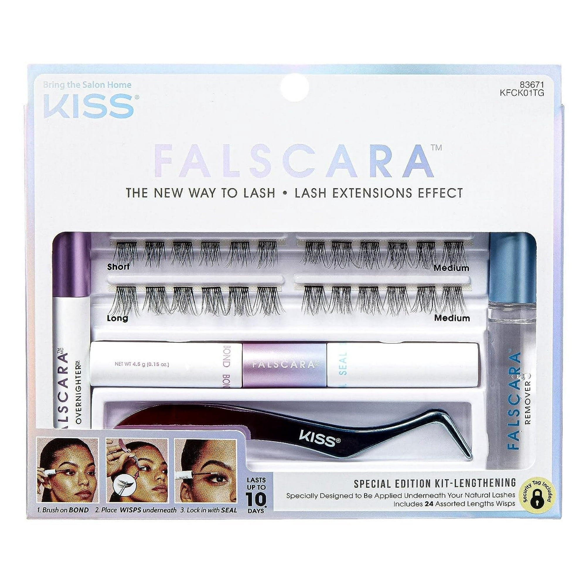 KISS Falscara False Eyelash Special Edition Starter Kit with