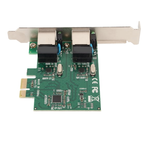 PCIe Gigabit Card, RTL8111H CHIP Dual Port PCIe Card Power Consumption Reduction For Office