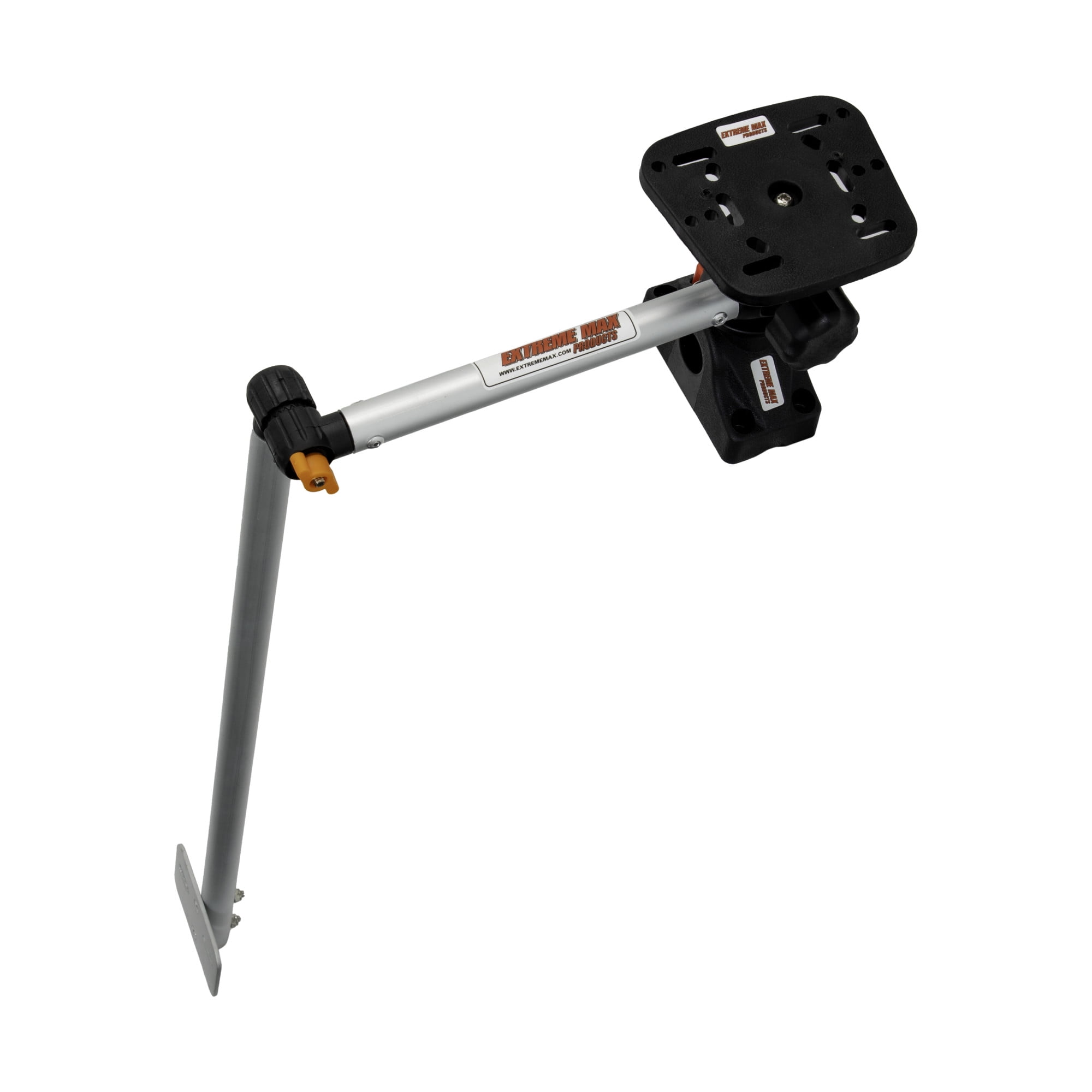 Extreme Max 3006.8652 Portable Foldable Transducer Arm with Fish Finder Bracket for Kayaks & SUP