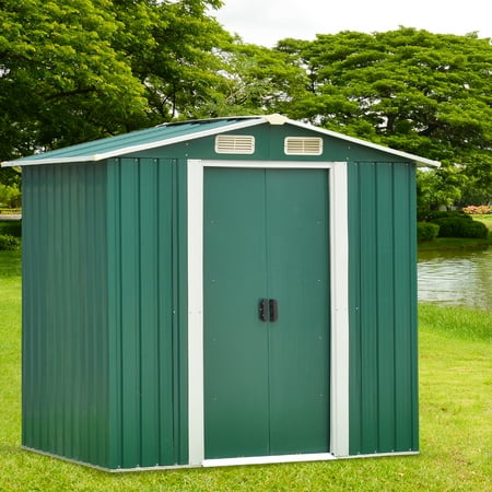 Backyard tool shed